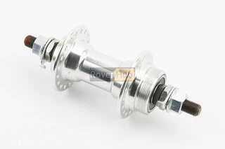 Втулка передня MTB алюмінієва 14Gx36H, Disk-brake (різьба), 2 пром-підшипники 6200 2RS, кріпл. гайка, FB-A209B