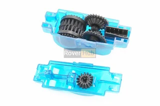 Мийка ланцюга з ручкою, 6 очищаючих роликів, синя