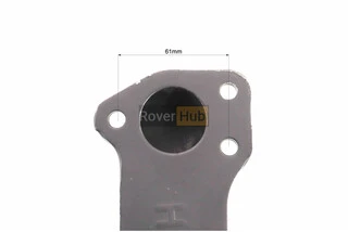 Глушитель R195NM (с коленом 3отв. возможно присутствие царапин)