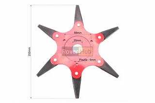 Нож сегментный 6Тх255mm на блистере