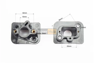 Патрубок карбюратора 1E40F-1E44F к-кт 10шт