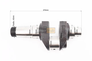 Колінвал R190N (Dболта-М12x1,5, Dшейки-52mm, H-108mm)