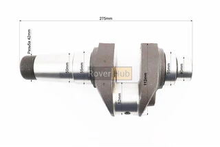 Коленвал R195NM (Dболта-М14x1,5, Dшейки-52mm, H-112mm)