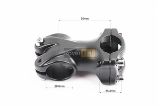 Вынос руля MTB 28,6x25,4х55мм (6&deg;), алюминиевый, чёрный YL-121