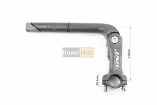 Вынос руля MTB регулируемый 22,2x25,4х110мм, алюминиевый, чёрный AL-828