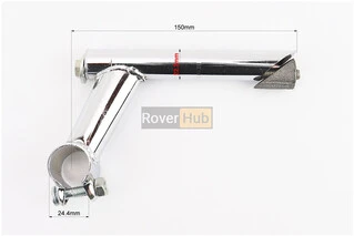 Вынос руля детского велосипеда 22,2х25,4х150мм, хром