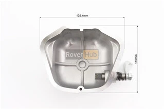 Кришка головки циліндра (клапанів), алюміній R190N Тип 1