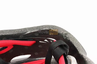 Шолом велосипедний L+ліхтар задній, знімний козирок, 19 вент. отворів, чорний матовий