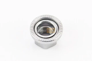 Гайка колеса FIX M10 с шайбой свободного вращения, хром