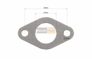 Прокладка глушника 178F/186F Тип 1 (пароніт)