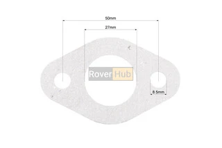 Прокладка глушника 178F/186F Тип 3 (пароніт)