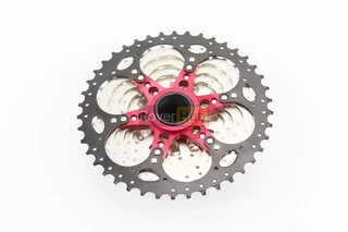 Касета 10зв. 11.13.15.18.21.24.28.32.36.42Т (трансмісія 1/2х10), сріблясто-чорна KDF-CS1042