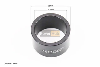 Кільце вилки 1-1/8 h20мм, чорне