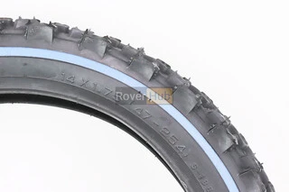 Шина 14"х1,75 (47-254) шипованная с синей полосой SA-186