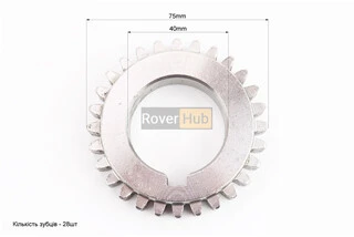 Шестерня коленвала Z-28, d-40mm R190N/R195NM