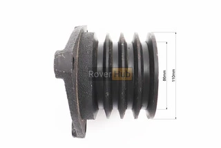 Шків 4-х пазний D-110mm (чотири пази під ремінь SPB) Lотв.-137mm