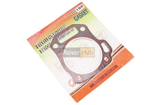 Прокладка головки циліндра 168F-68mm, (пароніт, червона нитка, на блістері)