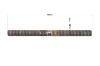 Вісь передня MTB М10х108мм, під ексцентрик, чорна