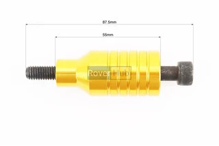 Пеги для самоката 55 мм, алюмінієві, жовті, к-кт