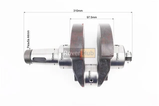 Колінвал ZS1100 + втулки + шестерня (можливий наліт)