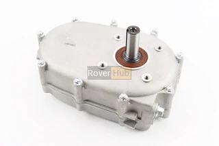 Редуктор з автоматичним зчепленням, двигун під шпонку D-20mm, вихідний вал D-20mm, передавальне число 1/2