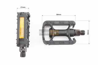 Педалі CHILD 9/16" (95x59x21mm) пластикові, чорні WP-128