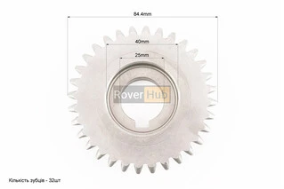 Шестерня 2-й передачи промежуточного вала  Z-32, d-25mm 178F