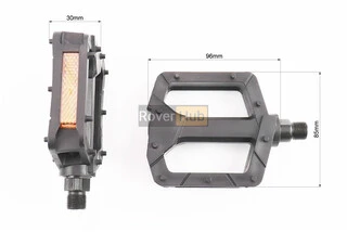 Педалі CHILD 9/16" (106x85x23mm) пластикові, чорні FP-825A