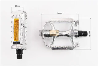 Педали CITY 9/16" (103x78x26mm) алюминиевые, NWL-979