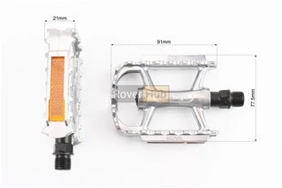 Педалі CITY 9/16" (105x77.5x24mm) алюмінієві, C280DU