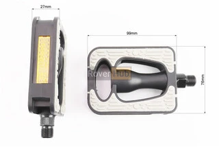 Педалі CITY 9/16" (110x76x26mm) пластикові, NW-340