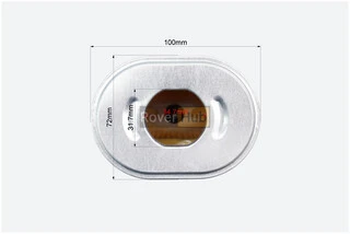 Фільтр повітряний - елемент (паперовий 100х72х68mm) 168F/170F