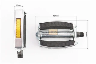 Педалі CITY 9/16" (115x70x23mm), "Аист"