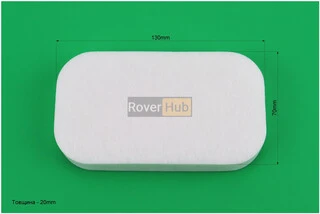 Фільтр повітряний - елемент (фібра 130х70х20mm) для генератора 2-3,5 кВт 168F/170F