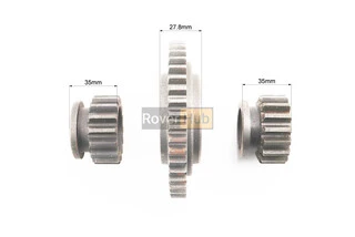 Вал КПП диференціала+шестерня Z-43+шестерня-2шт Z-16, к-кт 4шт 81-1