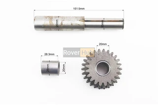 Вал КПП реверса+шестерня Z-20x26+втулка, к-кт 3шт 101-2