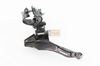 Перемикач ланцюга передній з нижньою тягою, кріпл. 31,8мм, під зірку 42Т, чорний