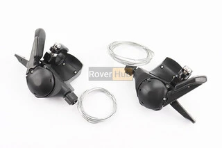 Переключатели (манетка) 3x8 скоростей, чёрные SL-KD-30