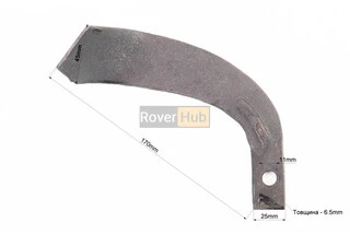 Ніж фрези R175/180N/190N/195NM, GN-4 ПРАВИЙ, L-170mm