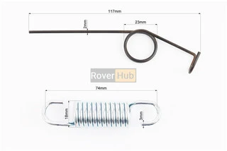 Пружини натяжного ролика к-кт 2шт