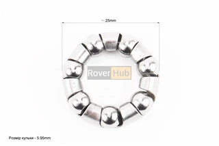 Підшипник ХВЗ п'ятерика 15/64" (&Oslash;5,95) х 7 кульок