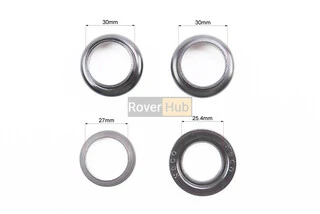 Кермова колонка 1" (30/25.4x30/27) різьбової вилки, чорні H800K