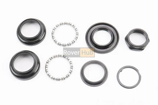 Кермова колонка 1" (30/25.4x30/27) різьбової вилки, чорні KL-B202