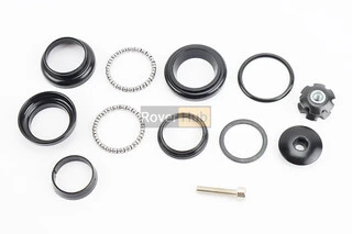 Кермова колонка 1-1/8" (34/28,6x34/30) безрізьбової вилки, чорні KL-B207