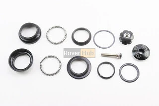 Кермова колонка 1-1/8" (34/28,6x34/30) безрізьбової вилки, чорний H846