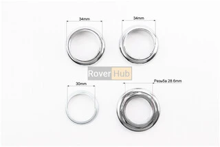 Кермова колонка 1-1/8" (34/28.6x34/30) різьбової вилки, H841SW