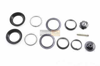 Кермова колонка 1-1/8" (44/28,6x44/30) безрізьбової вилки, напівінтегровані, чорний H115