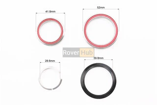 Кермова колонка 1-1/8"x1,5" (41,8/28,6x52/39,8) безрізьбової вилки, інтегровані, пром-підшипники, чорні H373