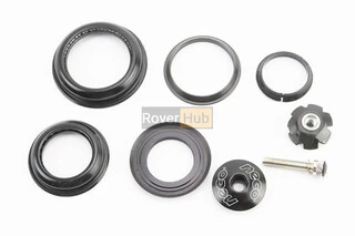 Кермова колонка 1-1/8"x1,5" (44/28,6x55/40мм) безрізьбової вилки, напівінтегровані, чорні H156