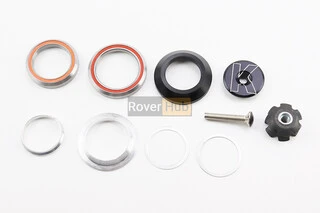 Кермова колонка 1-1/8"х1-1/4" (41,8/28,6x47/33) безрізьбової вилки, інтегровані, пром-підшипники, чорні KL-B560